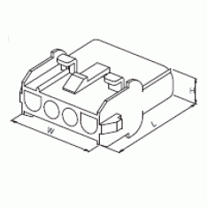 4'LÜ YUVARLAK KONNEKTÖR  DİŞİ 